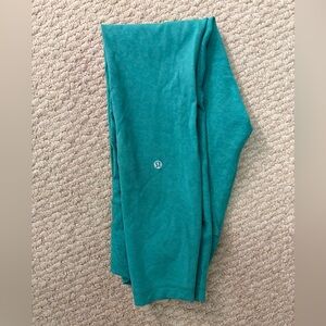 Lululemon Wundertrain Teal Leggings